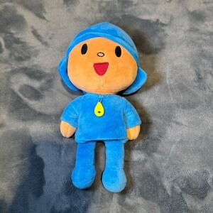 Pocoyo Plush Toy Blue Character Stuffed Animal 2021 Zinkia Light Up Cheeks 11 in